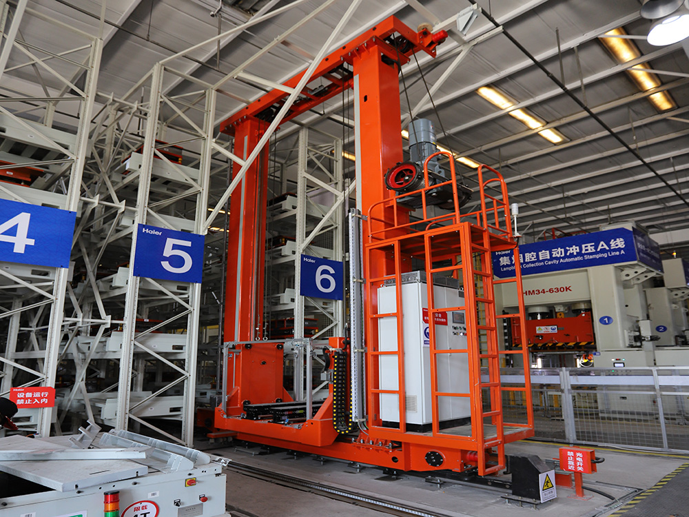 Ultra-high double-column stacker